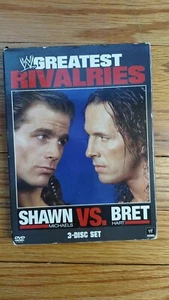 DVD WWE Greatest Rivalries Shawn Michaels Vs Bret Hart 3 Disc Set - Imagen 1 de 5