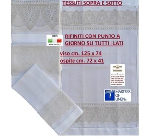 Sangles D'Art; 2 Serviettes + 2 Invités, Flandre Lin Tissus Cadre De - Bild 1 von 13