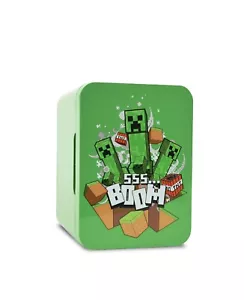 Minecraft Green Mobs 6 Can Mini Fridge ThermoelectricCooler 4 Litre - Picture 1 of 8