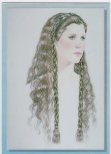 2022 Star Wars Chrome Galaxy Original Trilogy Concept Art #1 Princess Leia - Imagen 1 de 1