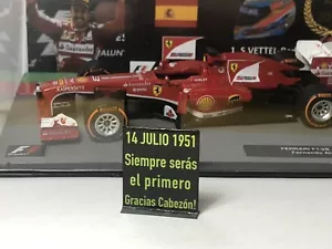 Pitboard 1:43 (Pizarra F1) / Fernando Alonso (Ferrari) 2014/ Gracias Cabezón! - Bild 1 von 4