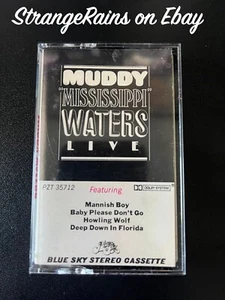 Muddy Waters ~ LIVE - Cassette Tape - PLAY TESTED ~ SOUNDS GREAT! - Picture 1 of 6