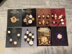 SOTHEBY'S AUCTION CATALOG LOT OF 8 - 1986 1986 1987 1988 WATCHES CLOCKS - Picture 1 of 12