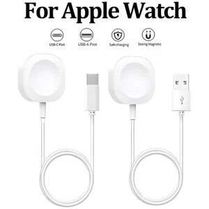 Magnetic USB Charging Cable Charger For Apple Watch iWatch Series 2/3/4/5/6/SE/7 - Imagen 1 de 13