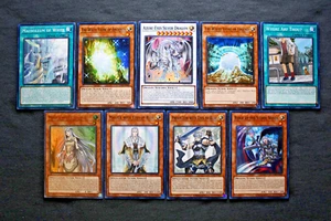 Azure-Eyes Silver Dragon + Blue-Eyes White Dragon deck tuners (9 Yugioh cards) - Picture 1 of 1