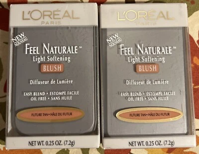 2 L'Oreal Feel Naturale light softening blush ~ FUTURE TAN ~ oil free,easy blend - Image 1 of 2