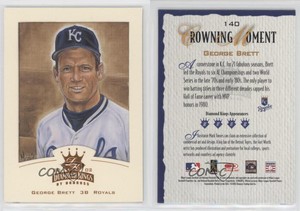 2002 Donruss Diamond Kings Bronze Foil George Brett #140 HOF