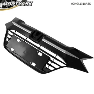 Fit For 2016-2018 Honda HRV HR-V Front Bumper Upper Grille w/ Chrome Trim - Picture 1 of 12