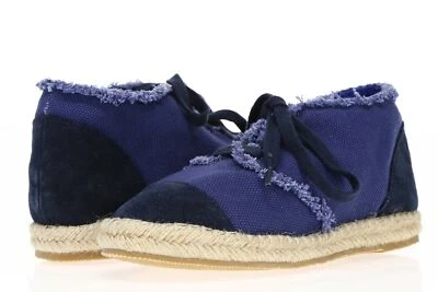 Jeffrey Campbell Lorca Womens Navy Blue Canvas High Top Espadrilles Size 7.5 - Image 1 of 4