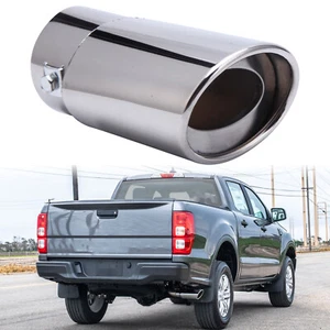 Silenciador trasero con punta de tubo de escape cromado de acero inoxidable para Ford Ranger - Imagen 1 de 14