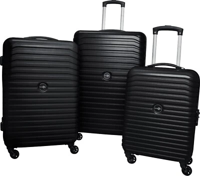 Travel Pal Hartschalen Gepäck Koffer Trolley 3er Set DERRY 55/67/77 schwarz - Bild 1 von 4