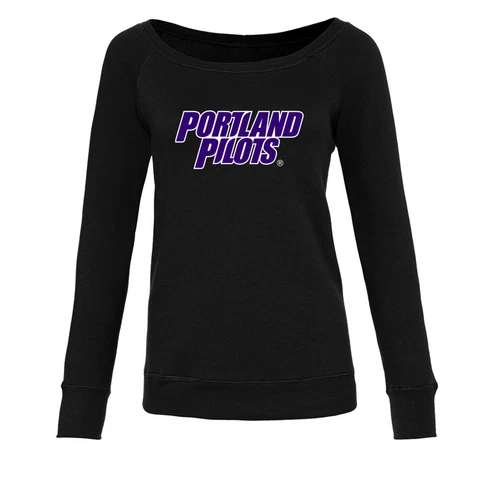 Official NCAA Portland Pilots Women's Fleece Crew Sweatshirt Cover
