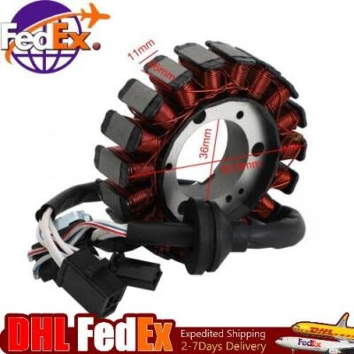 ENGINE STATOR coil Fit YAMAHA ZUMA BWS 125 09-15 MAGNETO GENERATOR 5S9-H1410-00 - Imagem 1 de 4