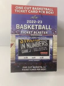 2022-23 Leaf Basketball Ticket  Blaster.   Factory Sealed. 1 Cut Card Per Box