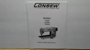 Consew 7360R 7360RH &7360RB Sewing Machine Operator & Parts Manual - Picture 1 of 3