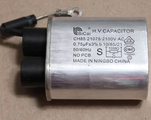 Rival EM720CWA-PMB Microwave Oven CAPACITOR W/ DIODE BiCai CH85.21075.2100V.AC - Picture 1 of 3