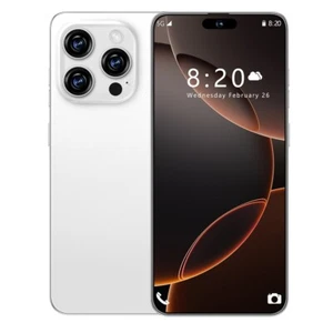 NEW 5G i16 Pro Max Unlocked Smartphone 6GB+128GB Android15 Dual SIM Mobile Phone - Picture 1 of 22