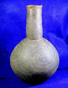 Hodges Engraved Water Bottle Authentic Prehistoric Arrowhead Artifact Indian - Picture 1 of 8
