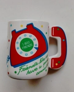 Avon Friends Like Us Have a Good Connection Cup Mug Rotary Phone 1-800 Friends - Bild 1 von 4