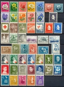 NETHERLANDS - 51 MINT HINGED STAMPS IN VERY GOOD QUALITY - ALL DIFFERENT Hk26a - Picture 1 of 1