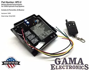 HPC-2 RF Remote Control 12 VDC for hydraulic pump applications - Picture 1 of 3