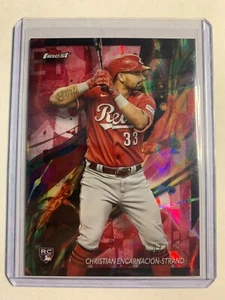 Christian Encarnacion-Strand 2024 Topps Finest non auto Red Lava Refractor /10 - Picture 1 of 3
