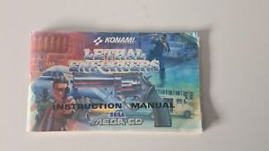 Manuel Notice - Lethal Enforcers - Sega Mega CD - Konami