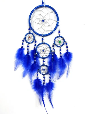 Мальчики синий Dream Catcher Kids спальня Dreamcatcher украшение перья 9 см x 30 - Изображение 1 из 4