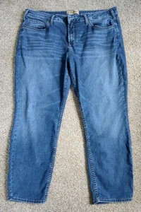 Authentic Silver Curvy Mid Slim Straight Jeans Size 20W/L27 - Picture 1 of 8