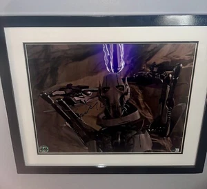 LEGNO MATHEW Firmato - Foto Incorniciata GENERAL GRIEVOUS' Star Wars III (Beckett COA) - Foto 1 di 6