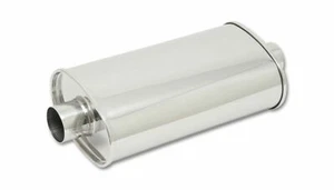 Vibrant Perf. Center-Center 3 Inch Inlet / Outlet StreetPower Oval MUFFLER 1103 - Picture 1 of 4