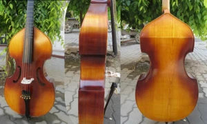 Baroque style Solid wood SONG Maestro install Frets 5 strings 27" viola da gamba - Picture 1 of 12