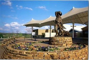 National Cowboy Hall of Fame Welcome Sundown Postcard Oklahoma City 4x6 - Picture 1 of 2