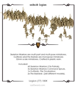 Undead, The Fallen County of Ampurias. Undeads Legion Kickstarter Pledge - Picture 1 of 2