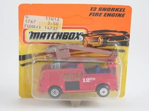 Matchbox 13 Snorkel Fire Engine - Picture 1 of 5