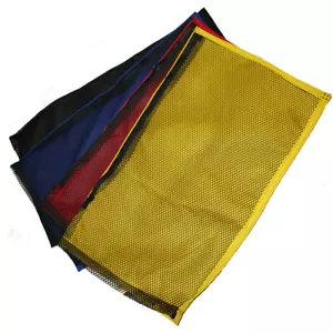 Bolsa posada de langosta de malla de nailon y nailon liso con cremallera de 24", 16x30 - Imagen 1 de 13