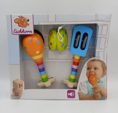 Musik Set mit Maracas - Simba Eichhorn- Neu OVP 2. Wahl # - Bild 1 von 2