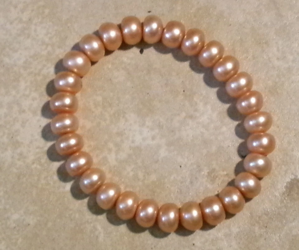 Pulsera elástica Honora rosa perla Foto 1 de 1