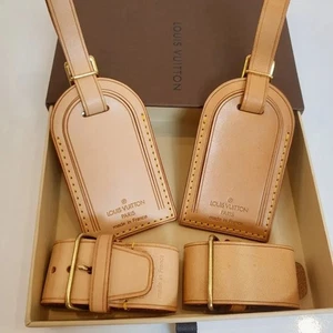 Louis Vuitton Namensschild & Griff Halter Set für Keepall ohne Initialen - Bild 1 von 7