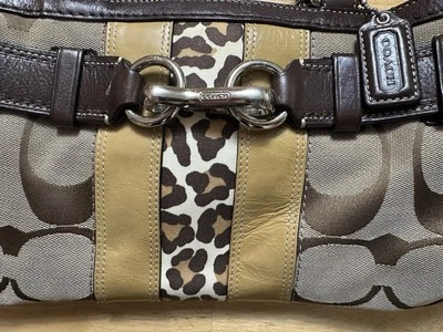 Coach Signature Vintage Limited Edition Purse Bag Leopard VTG Y2K - Image 1 of 2