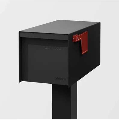 Buzón de montaje en poste Adoorn (sin bloqueo) negro Foto 1 de 4