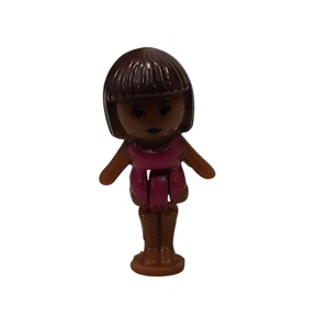 Vintage 1995 Bluebird Polly Pocket Splash ‘n Slide Doll Figure Kim Pink Swimsuit - Picture 1 of 4