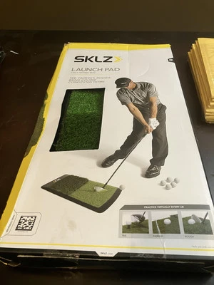 Многоцелевой тренировочный коврик для гольфа SKLZ Launch Pad - зеленый - Изображение 1 из 3