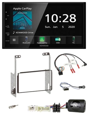 Kenwood Bluetooth Lenkrad DAB USB 2DIN Autoradio für Nissan X-Trail T31 2007-200 - Bild 1 von 4
