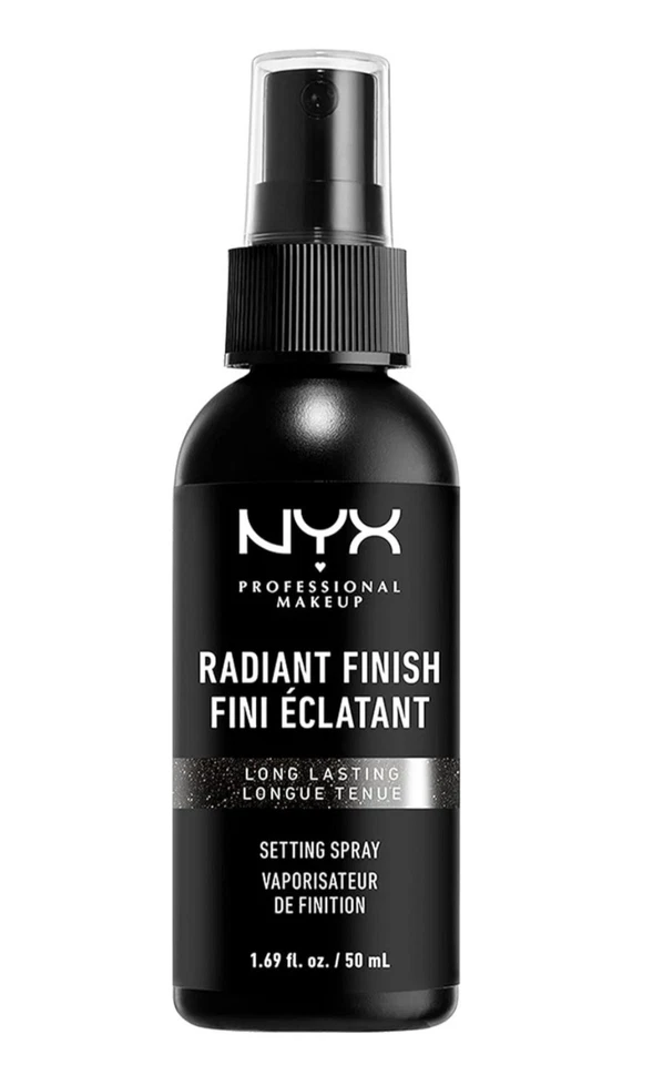 Spray de ajuste de larga duración NYX Radiant Finish 1,69 fl oz 50 ml NUEVO  Foto 1 de 1