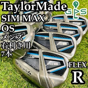 Taylormade SiM MAX OS Iron SET #6-pw-gw-sw 7pc Graphite Flex:R Regular - Picture 1 of 10