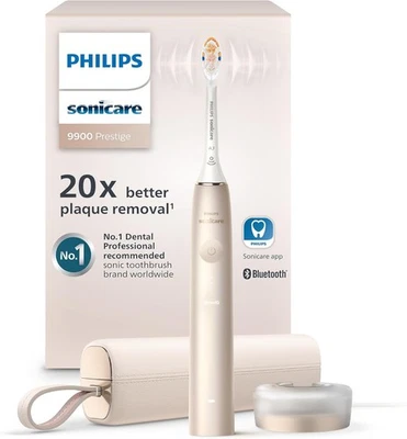 Philips Sonicare DiamondClean 9900 Prestige cepillo de dientes aplicación SenseIQ HX9990/11 Foto 1 de 4