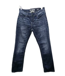 BKE Alec Mens Jeans 29S Straight Jeans Dark Wash Fade Cowboy Western ABP5084 - Picture 1 of 11