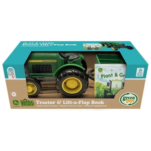 Green Toys - John Deere Tractor & Board Book - Picture 1 of 2