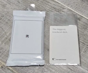 Cards Against Humanity - "The Biggest Blackest Dick" Card & World Wide Web Pack - Picture 1 of 2